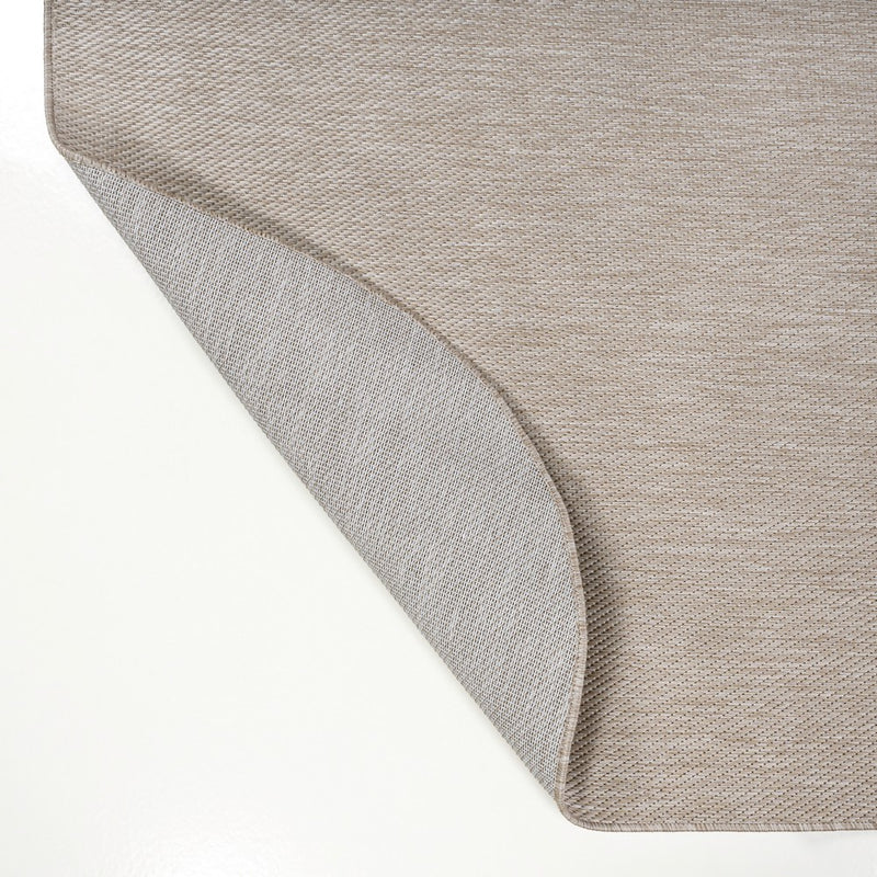 Miles Modern Minimalist Radius Corner Solid Indoor/Outdoor Area Rug