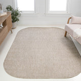 Miles Modern Minimalist Radius Corner Solid Indoor/Outdoor Area Rug