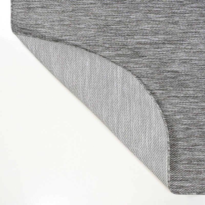 Miles Modern Minimalist Radius Corner Solid Indoor/Outdoor Area Rug