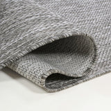 Miles Modern Minimalist Radius Corner Solid Indoor/Outdoor Area Rug