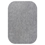Miles Modern Minimalist Radius Corner Solid Indoor/Outdoor Area Rug