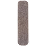 Miles Modern Minimalist Radius Corner Solid Indoor/Outdoor Area Rug