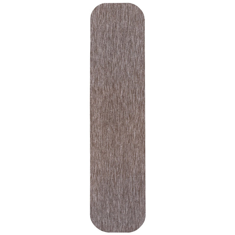 Miles Modern Minimalist Radius Corner Solid Indoor/Outdoor Area Rug