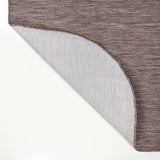 Miles Modern Minimalist Radius Corner Solid Indoor/Outdoor Area Rug