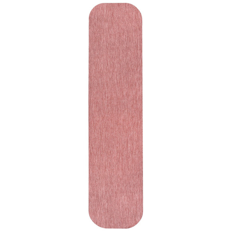 Miles Modern Minimalist Radius Corner Solid Indoor/Outdoor Area Rug