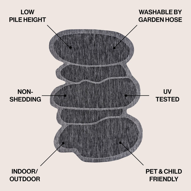 Jasper Modern Rustic Abstract Indoor/Outdoor Area Rug