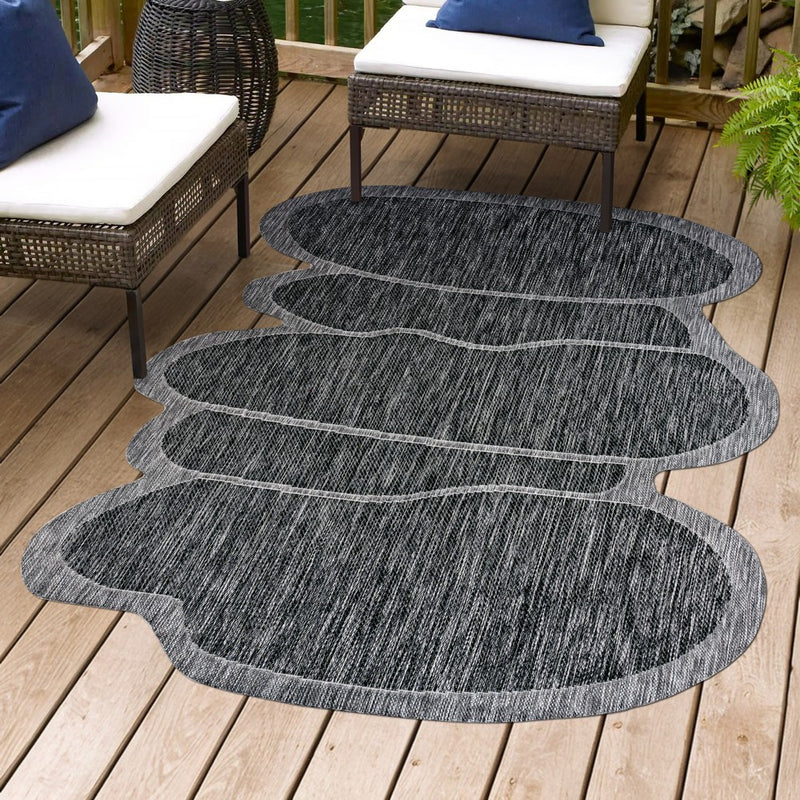 Jasper Modern Rustic Abstract Indoor/Outdoor Area Rug