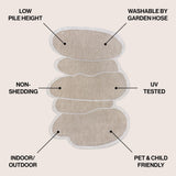 Jasper Modern Rustic Abstract Indoor/Outdoor Area Rug