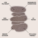 Jasper Modern Rustic Abstract Indoor/Outdoor Area Rug