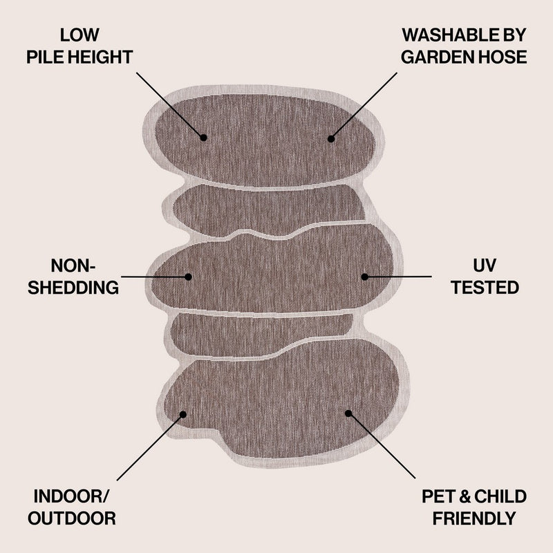 Jasper Modern Rustic Abstract Indoor/Outdoor Area Rug