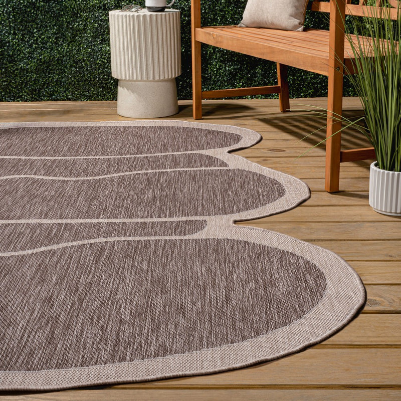 Jasper Modern Rustic Abstract Indoor/Outdoor Area Rug