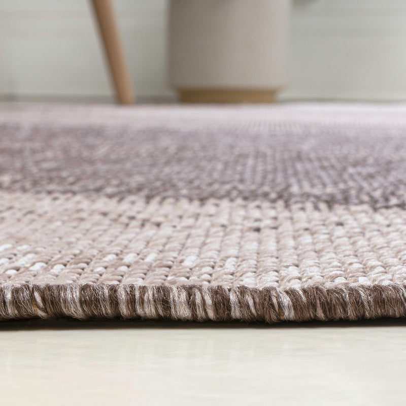 Evan Modern Rustic Organic Curve Indoor/Outdoor Area Rug