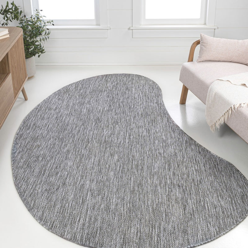 Evan Modern Rustic Organic Curve Indoor/Outdoor Area Rug