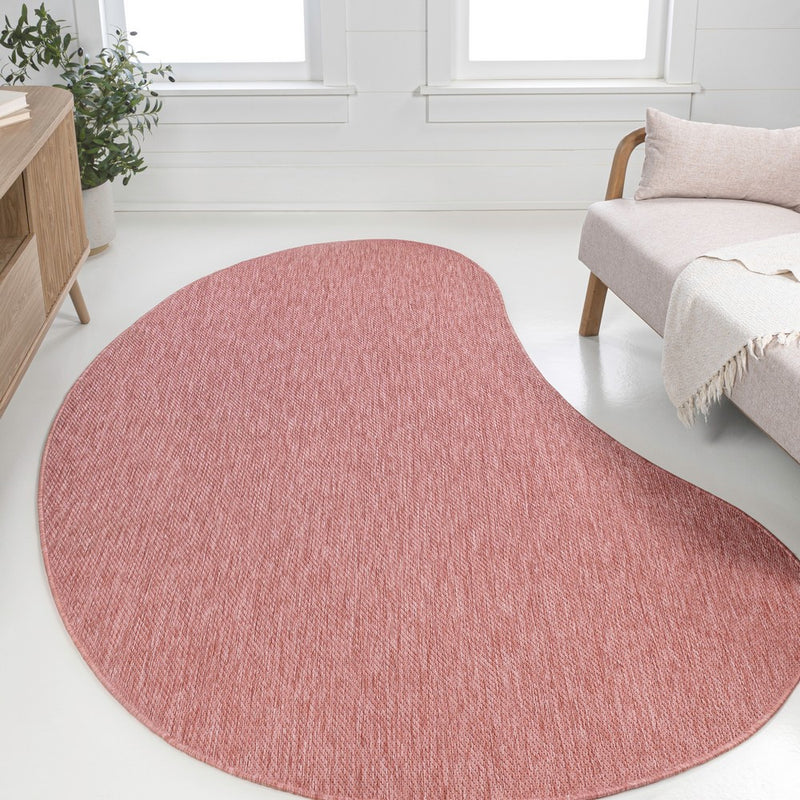 Evan Modern Rustic Organic Curve Indoor/Outdoor Area Rug