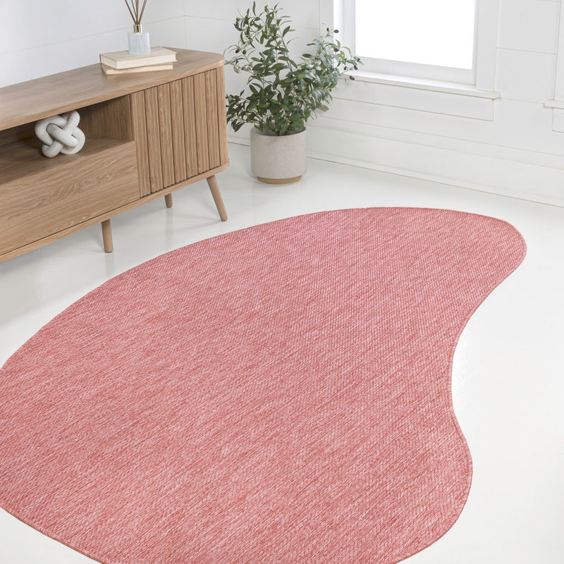 Evan Modern Rustic Organic Curve Indoor/Outdoor Area Rug