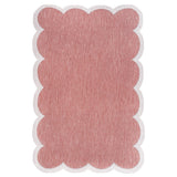 Alice Classic Cottage Two-tone Scalloped Indoor/Outdoor Area Rug
