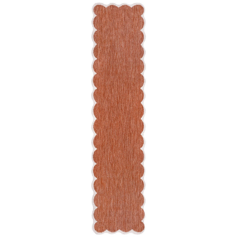 Alice Classic Cottage Two-tone Scalloped Indoor/Outdoor Area Rug