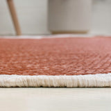 Alice Classic Cottage Two-tone Scalloped Indoor/Outdoor Area Rug