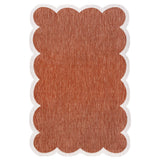 Alice Classic Cottage Two-tone Scalloped Indoor/Outdoor Area Rug