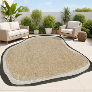 Wyatt Modern Rustic Abstract Indoor/Outdoor Area Rug