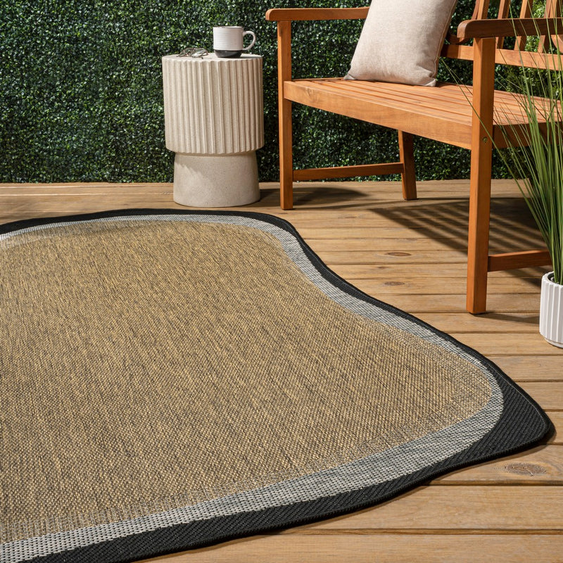 Wyatt Modern Rustic Abstract Indoor/Outdoor Area Rug