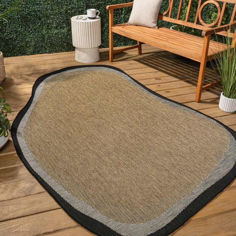 Wyatt Modern Rustic Abstract Indoor/Outdoor Area Rug