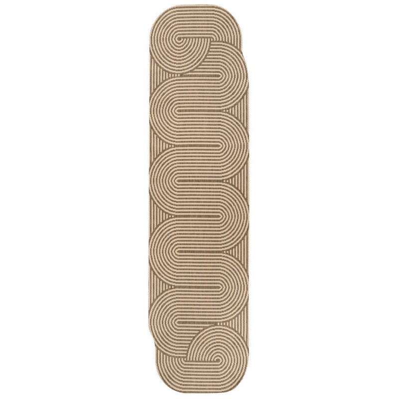 Margot Modern Geometric Arch Stripe Area Rug
