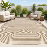 Margot Modern Geometric Arch Stripe Area Rug