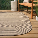 Margot Modern Geometric Arch Stripe Area Rug