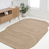 Margot Modern Geometric Arch Stripe Area Rug