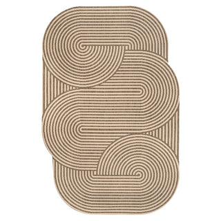 Margot Modern Geometric Arch Stripe Area Rug