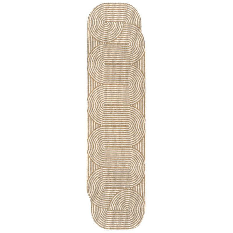Margot Modern Geometric Arch Stripe Area Rug