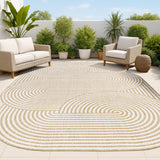 Margot Modern Geometric Arch Stripe Area Rug