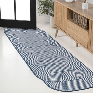 Margot Modern Geometric Arch Stripe Area Rug