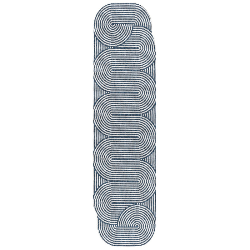 Margot Modern Geometric Arch Stripe Area Rug