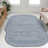 Margot Modern Geometric Arch Stripe Area Rug