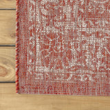 Tela Bohemian Textured Weave Floral Indoor/outdoor Area Rug