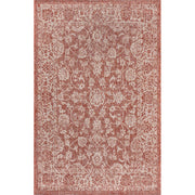 Tela Bohemian Textured Weave Floral Indoor/outdoor Area Rug