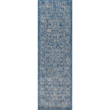 Tela Bohemian Textured Weave Floral Indoor/outdoor Runner Rug