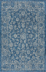 Tela Bohemian Textured Weave Floral Indoor/outdoor Area Rug