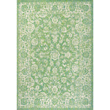 Tela Bohemian Textured Weave Floral Indoor/outdoor Area Rug