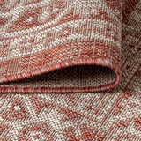 Sinjuri Medallion Textured Weave Indoor/outdoor Area Rug