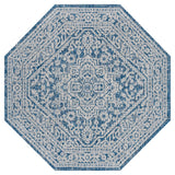 Sinjuri Medallion Textured Weave Indoor/outdoor Octagon Rug