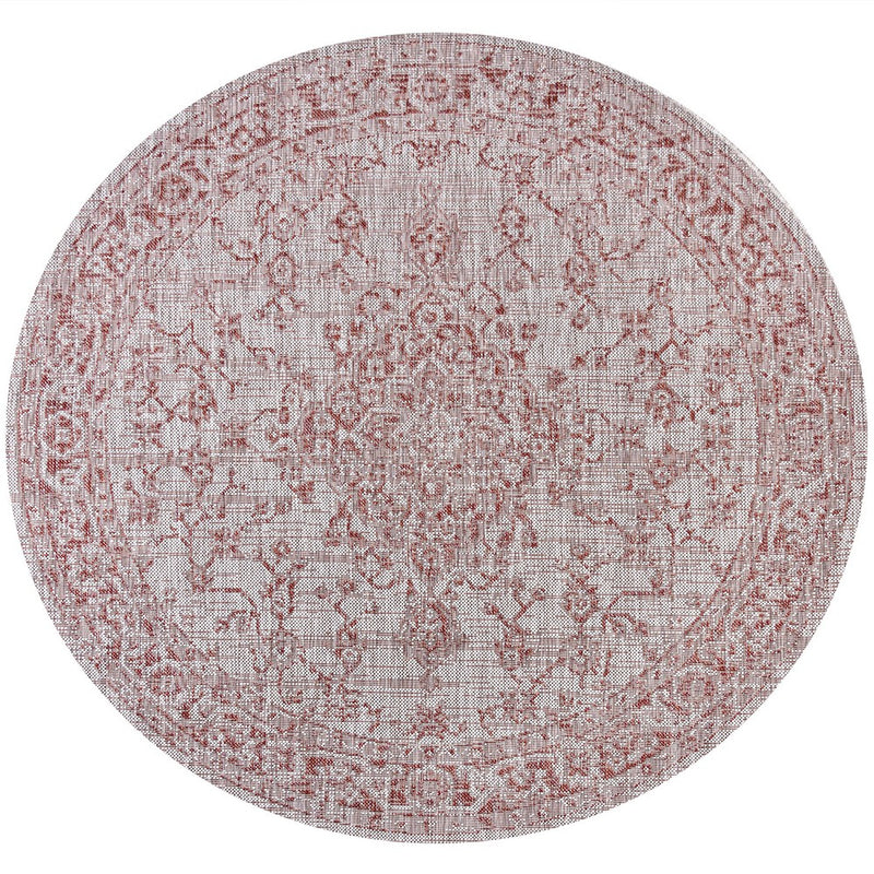 Rozetta Boho Medallion Textured Weave Indoor/outdoor Area Rug