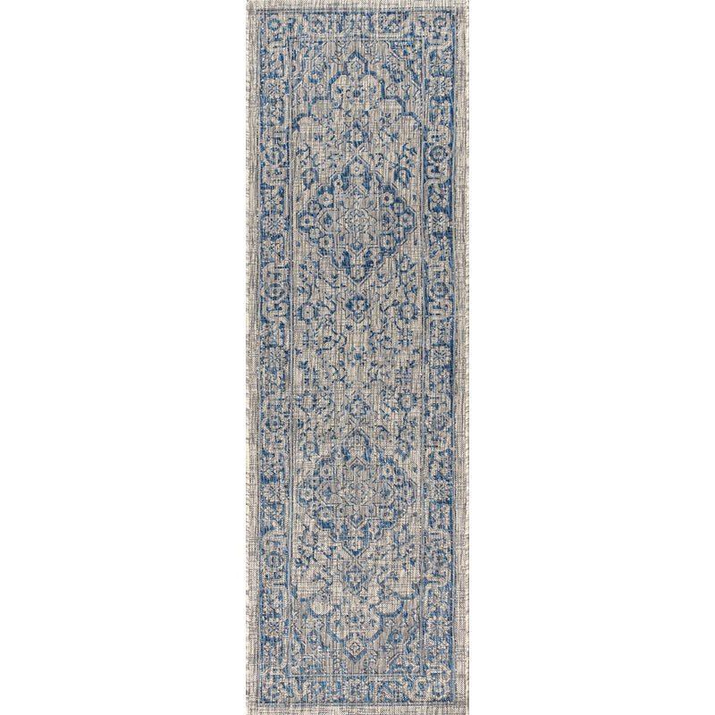 Rozetta Boho Medallion Textured Weave Indoor/outdoor Area Rug