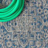 Rozetta Boho Medallion Textured Weave Indoor/outdoor Area Rug