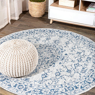 Rozetta Boho Medallion Textured Weave Indoor/outdoor Area Rug