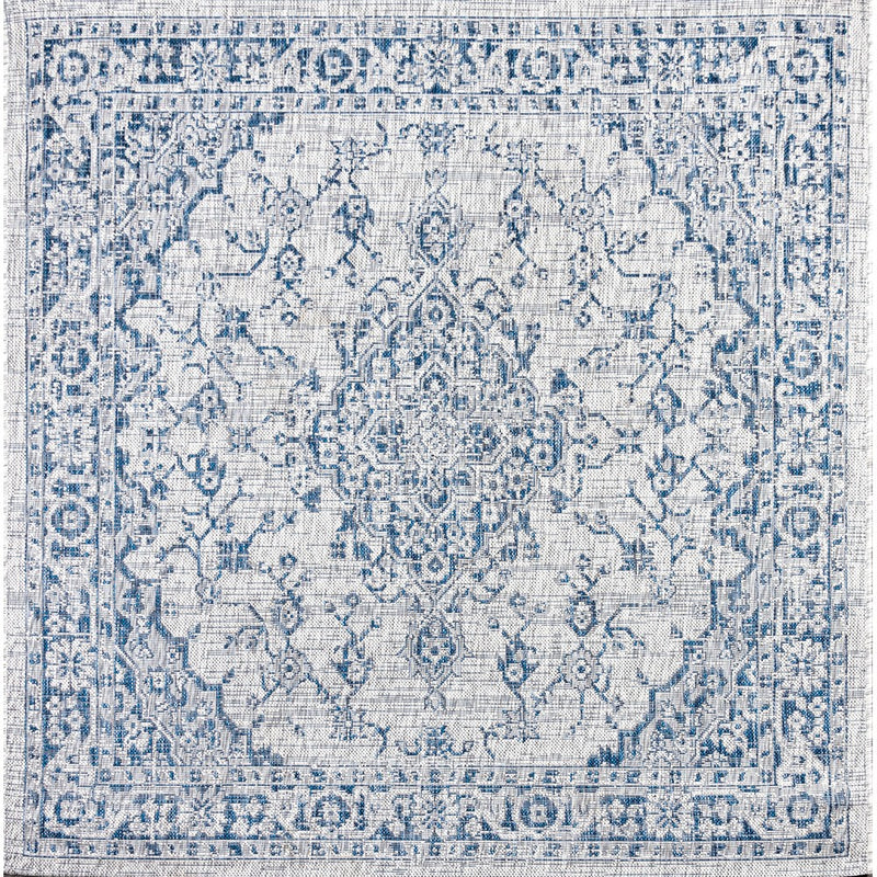 Rozetta Boho Medallion Textured Weave Indoor/outdoor Area Rug
