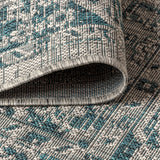 Rozetta Boho Medallion Textured Weave Indoor/outdoor Area Rug