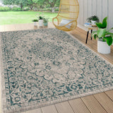 Rozetta Boho Medallion Textured Weave Indoor/outdoor Area Rug